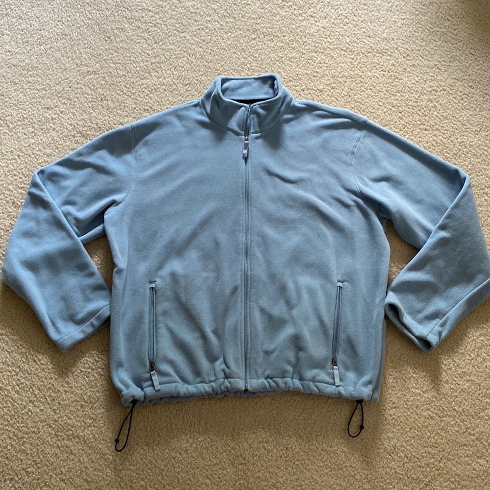 Like new! Lands End full zip fleece